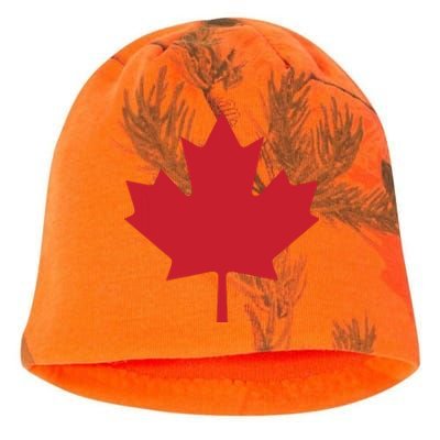 Canadian Flag Red Maple Leaf Canada Day Kati - Camo Knit Beanie