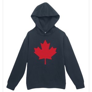 Canadian Flag Red Maple Leaf Canada Day Urban Pullover Hoodie