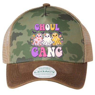 Cute Funny Retro Ghoul Gang Ghosts Legacy Tie Dye Trucker Hat