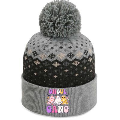 Cute Funny Retro Ghoul Gang Ghosts The Baniff Cuffed Pom Beanie