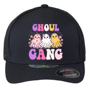 Cute Funny Retro Ghoul Gang Ghosts Flexfit Unipanel Trucker Cap