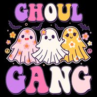 Cute Funny Retro Ghoul Gang Ghosts Performance Shirt