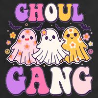 Cute Funny Retro Ghoul Gang Ghosts Adult Drive Performance Visor
