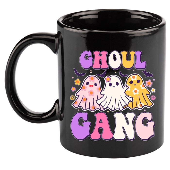 Cute Funny Retro Ghoul Gang Ghosts 11oz C Handle Ceramic Mug