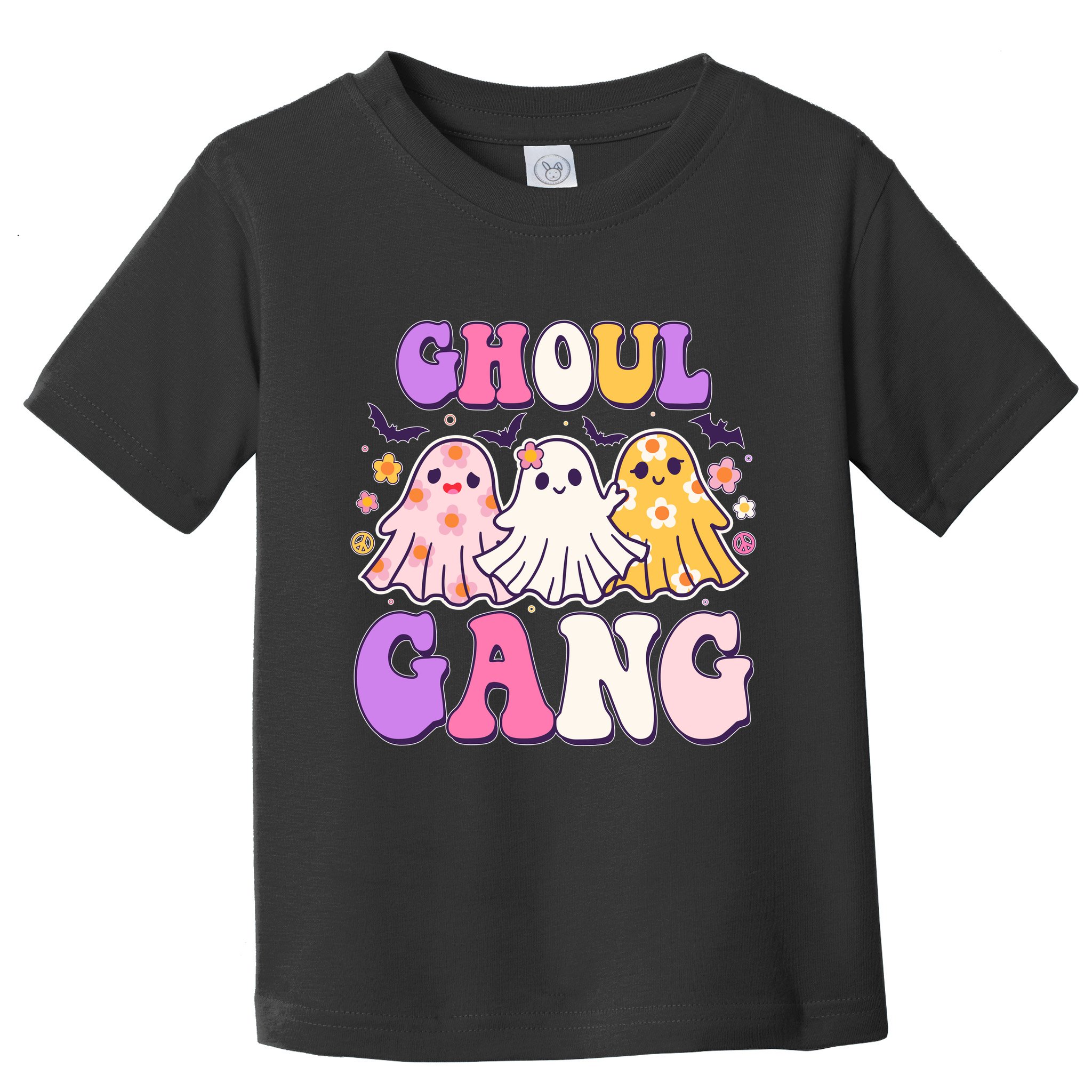 Cute Funny Retro Ghoul Gang Ghosts Toddler T-Shirt