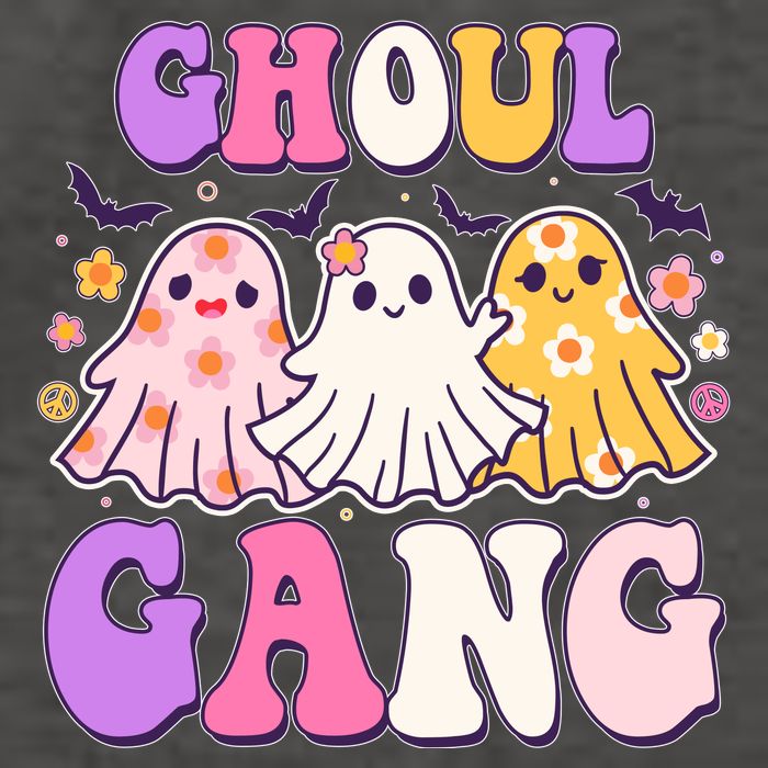 Cute Funny Retro Ghoul Gang Ghosts Vector Backpack