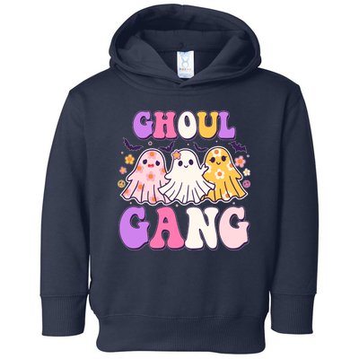 Cute Funny Retro Ghoul Gang Ghosts Toddler Hoodie