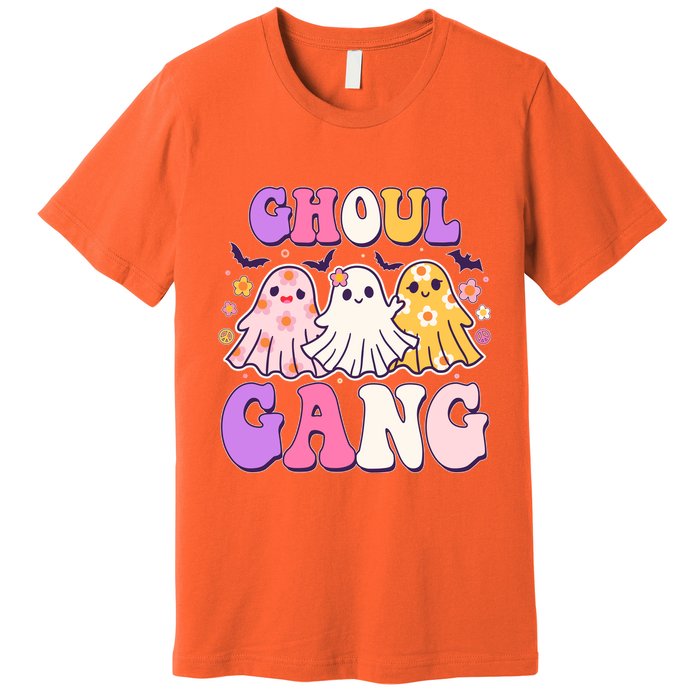 Cute Funny Retro Ghoul Gang Ghosts Premium T-Shirt