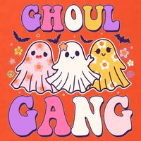 Cute Funny Retro Ghoul Gang Ghosts Premium T-Shirt