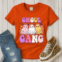 Cute Funny Retro Ghoul Gang Ghosts Womens T-Shirt