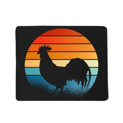 Chicken Farmer Retro Vintage Mousepad