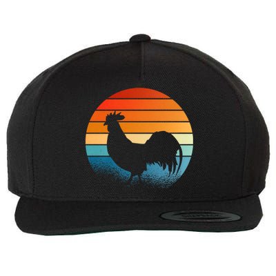 Chicken Farmer Retro Vintage Wool Snapback Cap