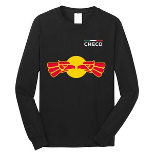 Checo Formula Racing Driver Fan Team Funny Hecho En Mexico Long Sleeve Shirt