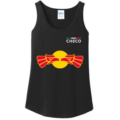 Checo Formula Racing Driver Fan Team Funny Hecho En Mexico Ladies Essential Tank