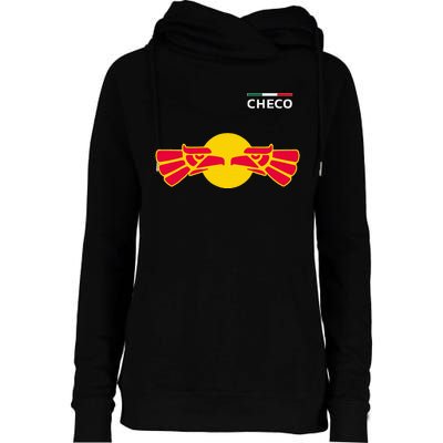 Checo Formula Racing Driver Fan Team Funny Hecho En Mexico Womens Funnel Neck Pullover Hood