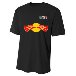 Checo Formula Racing Driver Fan Team Funny Hecho En Mexico Performance Sprint T-Shirt