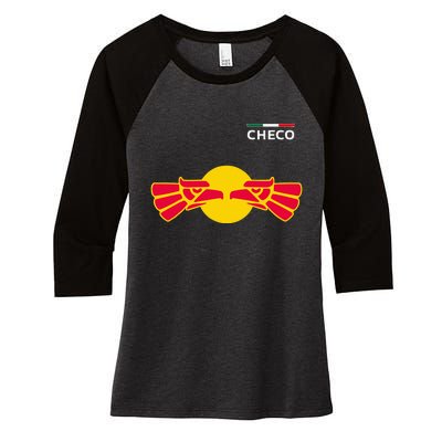 Checo Formula Racing Driver Fan Team Funny Hecho En Mexico Women's Tri-Blend 3/4-Sleeve Raglan Shirt