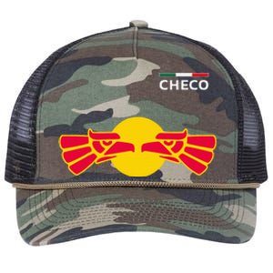 Checo Formula Racing Driver Fan Team Funny Hecho En Mexico Retro Rope Trucker Hat Cap