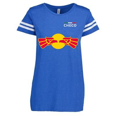 Checo Formula Racing Driver Fan Team Funny Hecho En Mexico Enza Ladies Jersey Football T-Shirt