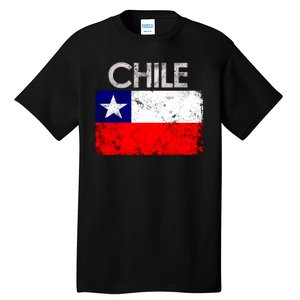 Chilean Flag Retro Chile Tall T-Shirt