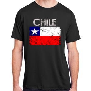 Chilean Flag Retro Chile Adult ChromaSoft Performance T-Shirt