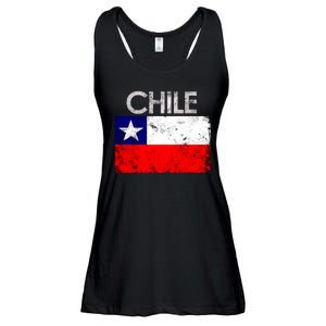 Chilean Flag Retro Chile Ladies Essential Flowy Tank