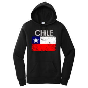 Chilean Flag Retro Chile Women's Pullover Hoodie