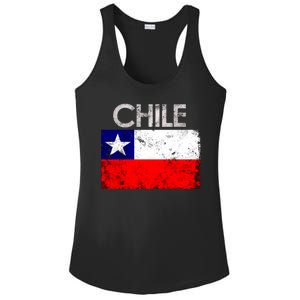 Chilean Flag Retro Chile Ladies PosiCharge Competitor Racerback Tank