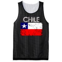 Chilean Flag Retro Chile Mesh Reversible Basketball Jersey Tank