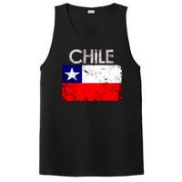 Chilean Flag Retro Chile PosiCharge Competitor Tank