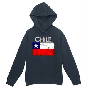 Chilean Flag Retro Chile Urban Pullover Hoodie