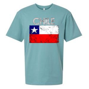 Chilean Flag Retro Chile Sueded Cloud Jersey T-Shirt