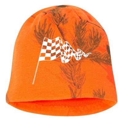 Checkered Flag Race Car Auto Racing Gift Kati - Camo Knit Beanie