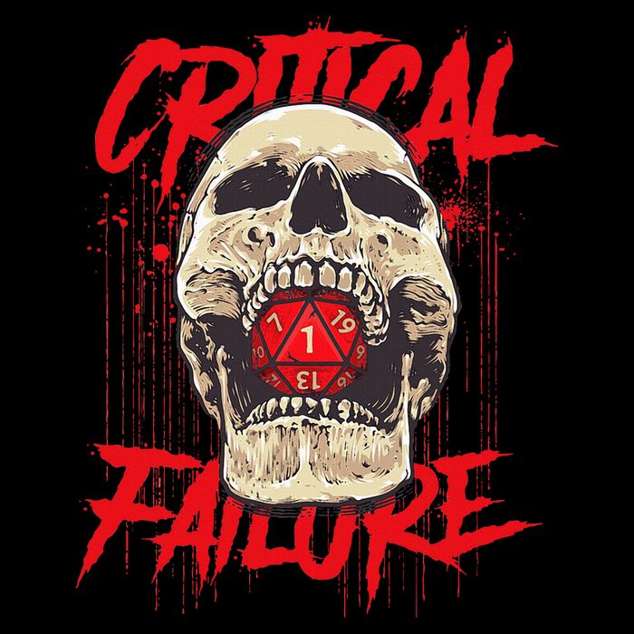 Critical Failure Roleplaying Game 16oz Travel Tumbler