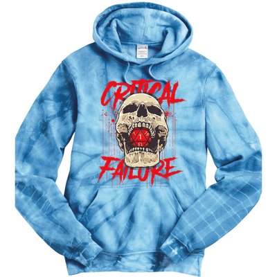 Critical Failure Roleplaying Game Tie Dye Hoodie