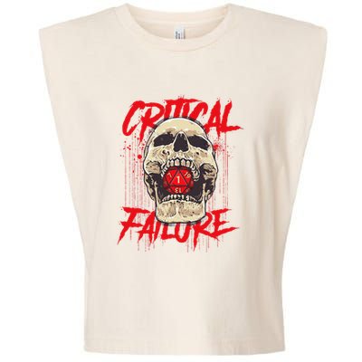 Critical Failure Roleplaying Game Garment-Dyed Women's Muscle Tee