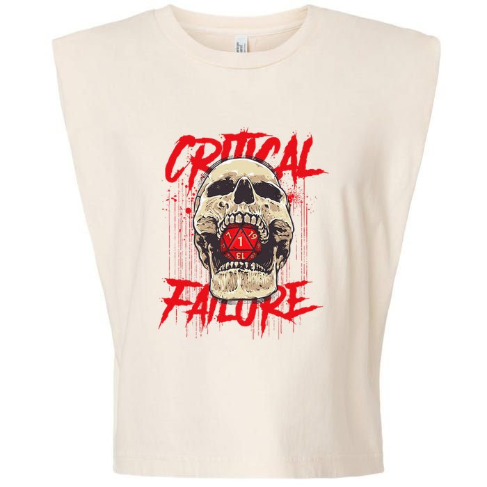 Critical Failure Roleplaying Game Garment-Dyed Women's Muscle Tee