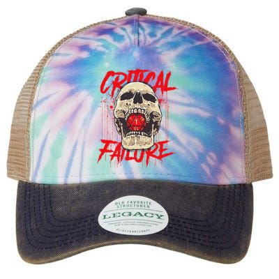 Critical Failure Roleplaying Game Legacy Tie Dye Trucker Hat