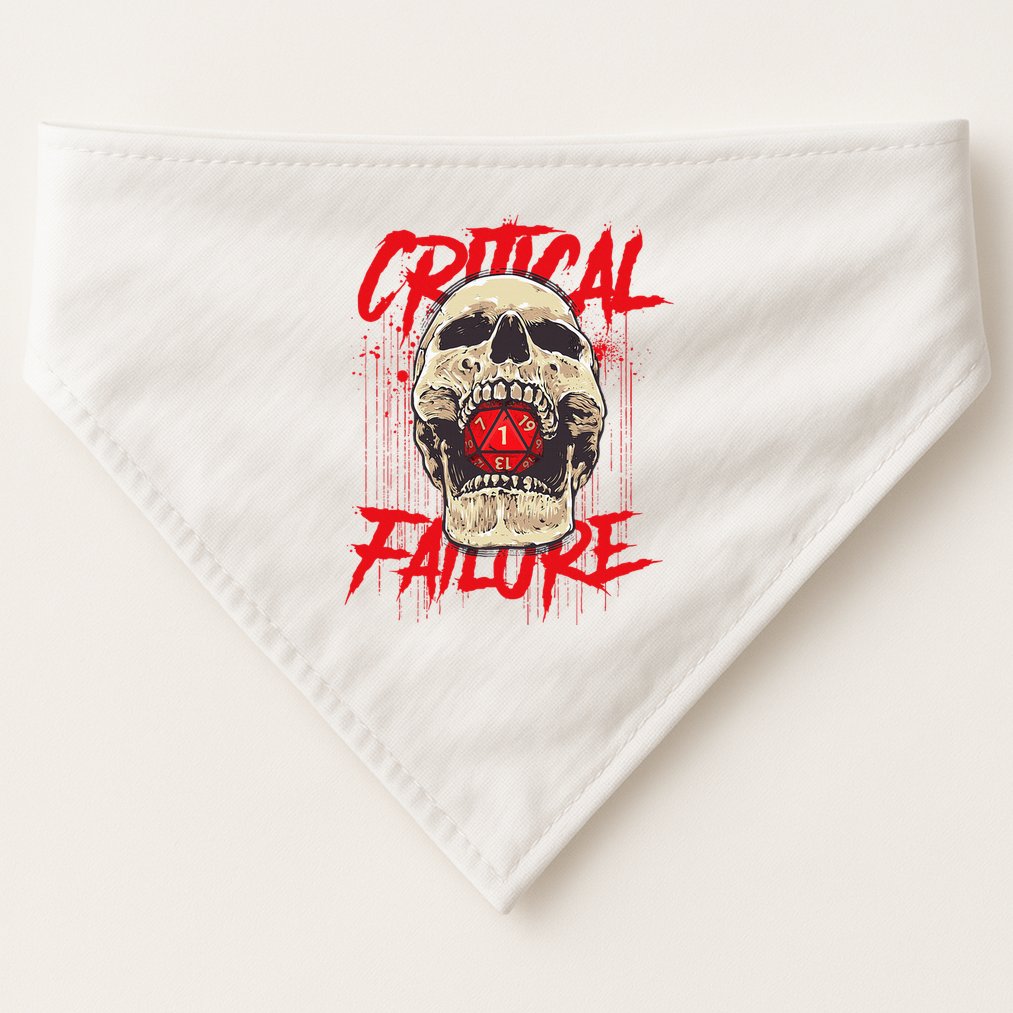 Critical Failure Roleplaying Game USA-Made Doggie Bandana