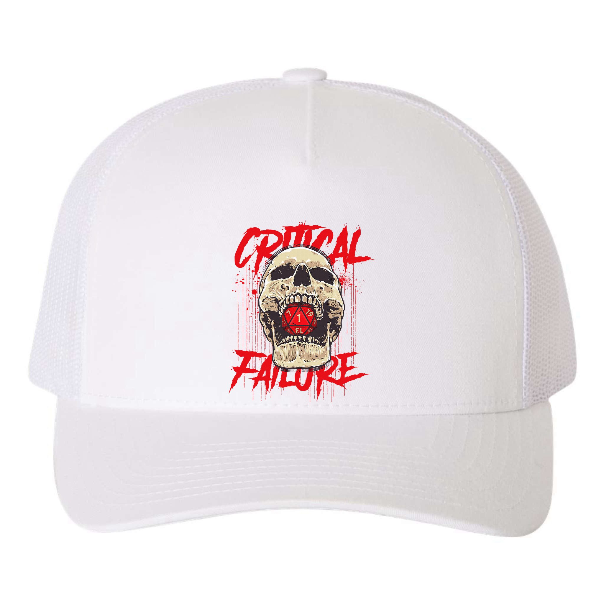 Critical Failure Roleplaying Game Yupoong Adult 5-Panel Trucker Hat
