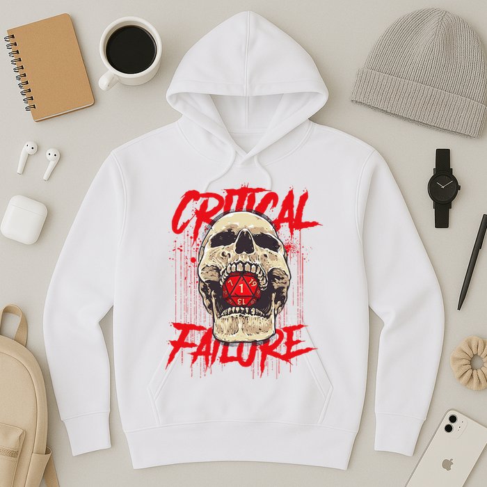 Critical Failure Roleplaying Game Hoodie