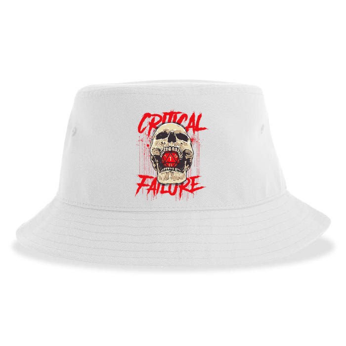 Critical Failure Roleplaying Game Sustainable Bucket Hat