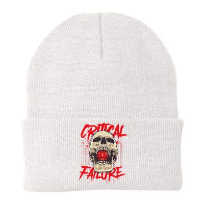 Critical Failure Roleplaying Game Knit Cap Winter Beanie