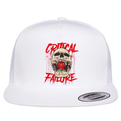 Critical Failure Roleplaying Game Flat Bill Trucker Hat