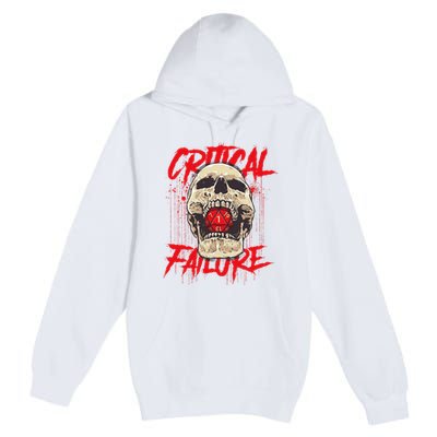 Critical Failure Roleplaying Game Premium Pullover Hoodie
