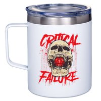 Critical Failure Roleplaying Game 12oz Stainless Steel Coffee Mug