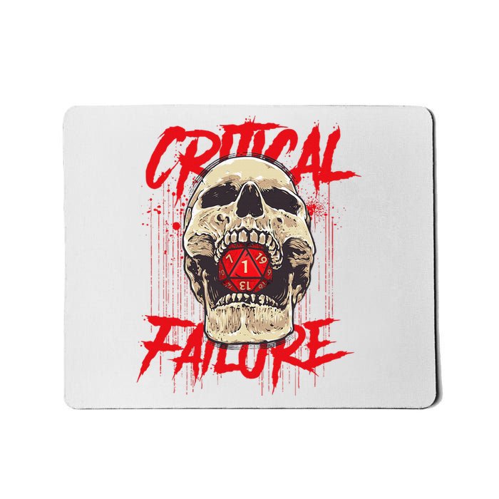 Critical Failure Roleplaying Game Mousepad