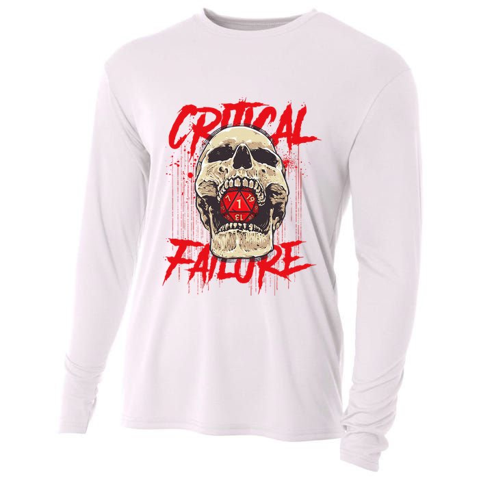 Critical Failure Roleplaying Game Cooling Performance Long Sleeve Crew
