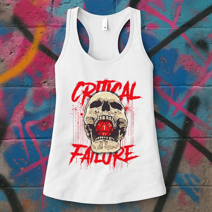 Critical Failure Roleplaying Game Womens Tank Top