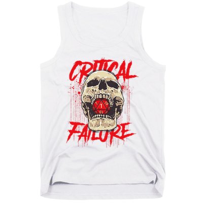 Critical Failure Roleplaying Game Tank Top
